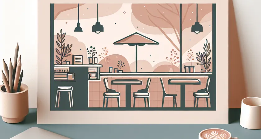 Un café sur un bureau
