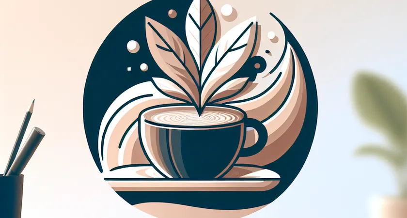 Un café sur un bureau