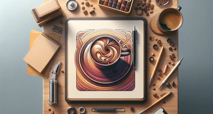 Un café sur un bureau