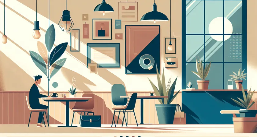 Un café sur un bureau