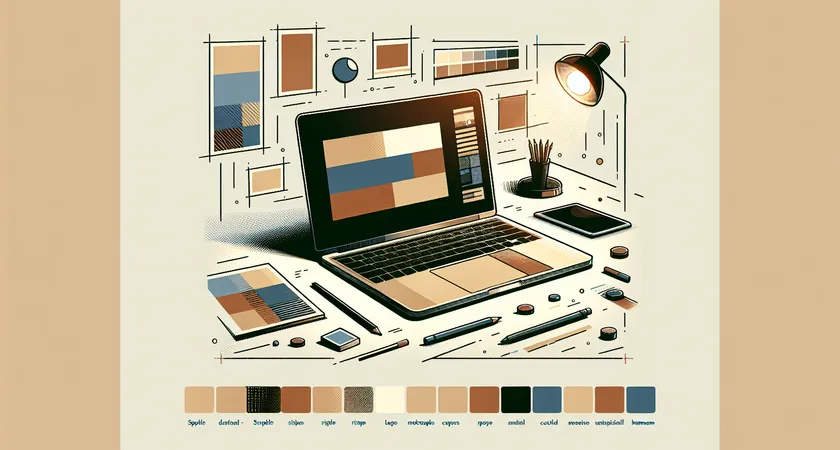 Un ordinateur portable sur un bureau