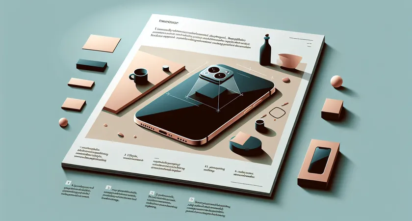 Un smartphone sur une table