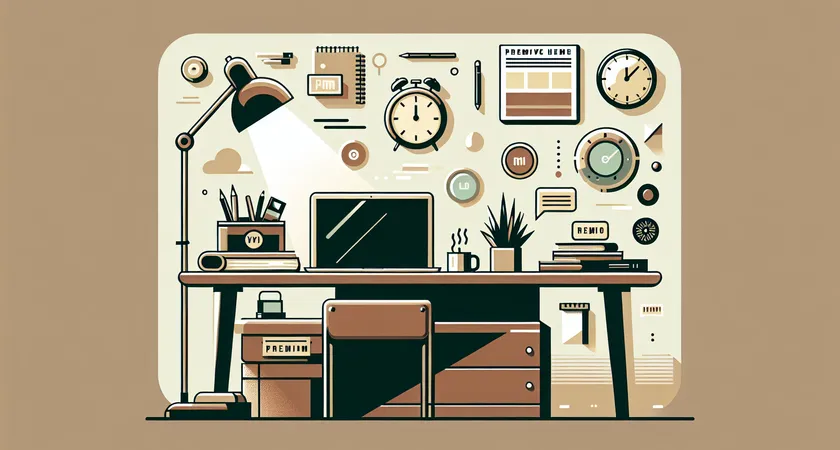 Un ordinateur portable sur un bureau