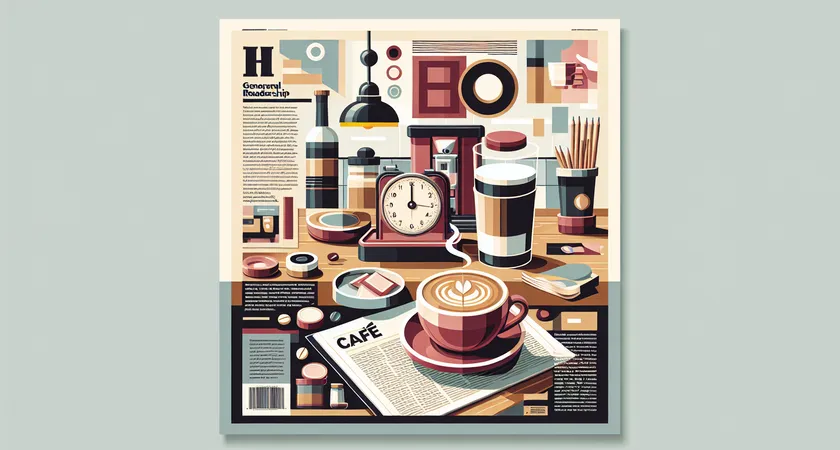 Un café sur un bureau