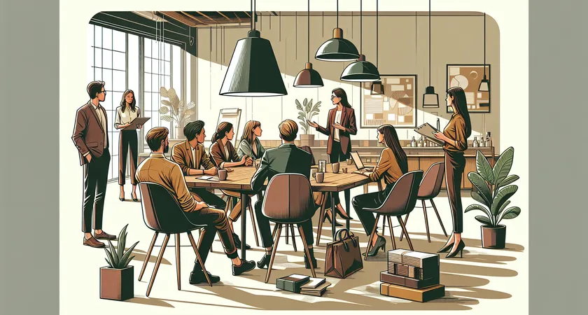 Des personnes en réunion dans un espace de coworking