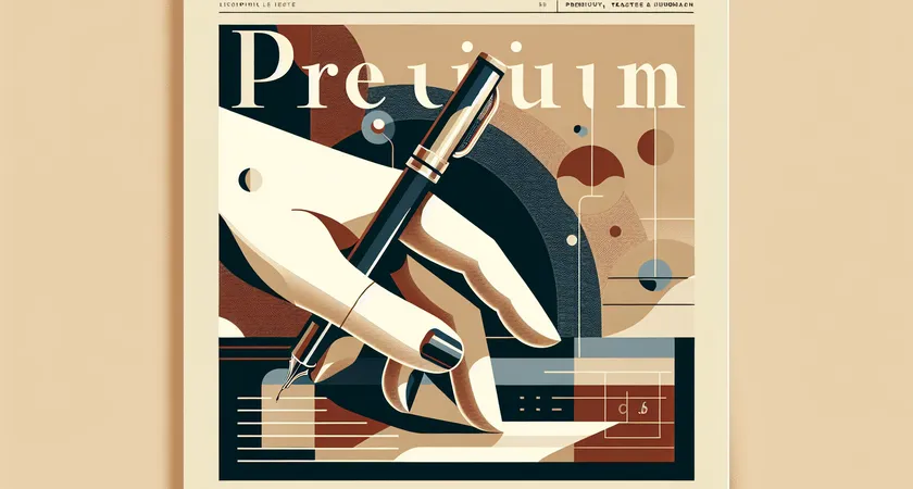 Une main tenant un stylo