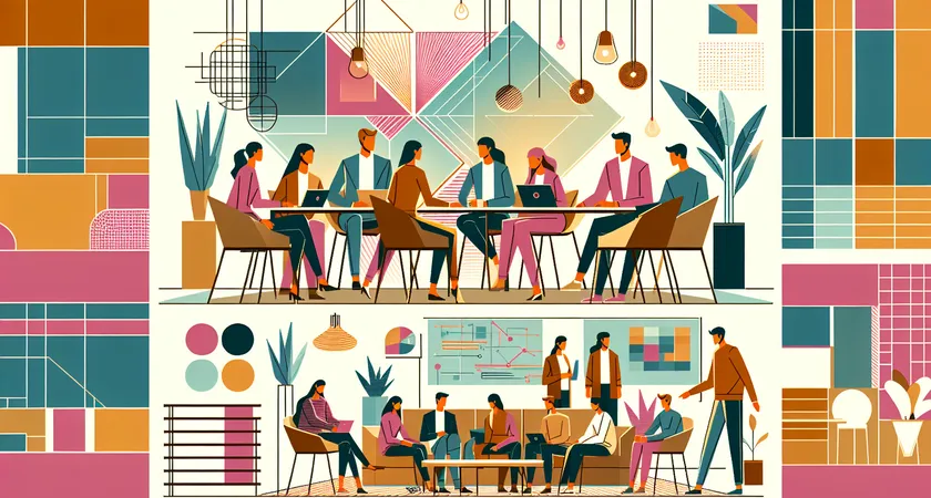 Des personnes en réunion dans un espace de coworking