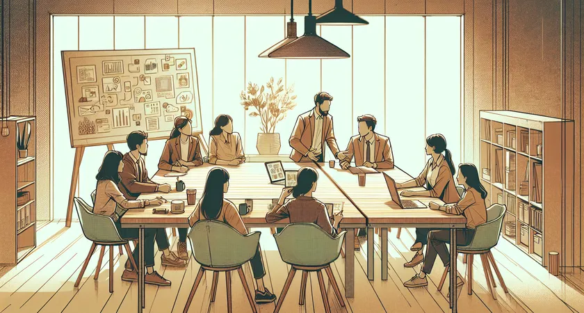 Des personnes en réunion dans un espace de coworking