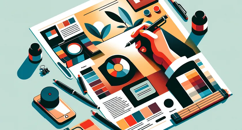 Une main tenant un stylo