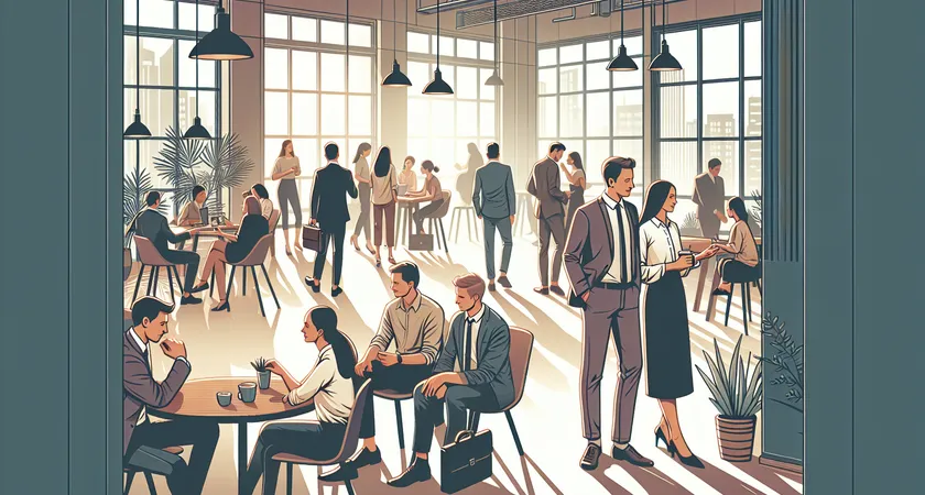 Des personnes en réunion dans un espace de coworking