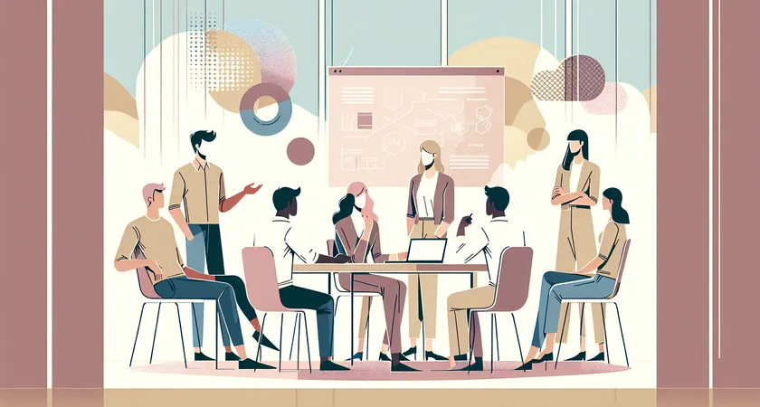 Des personnes en réunion dans un espace de coworking