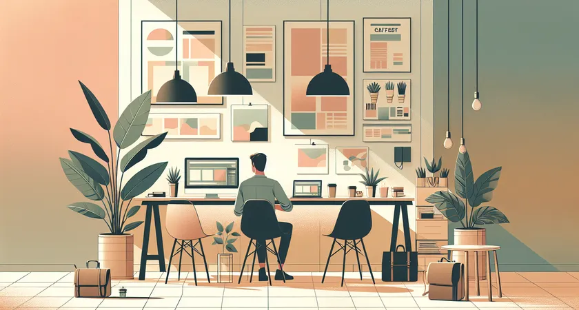 Un café sur un bureau