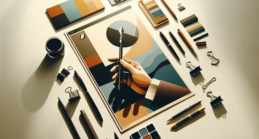 A hand holding a pen