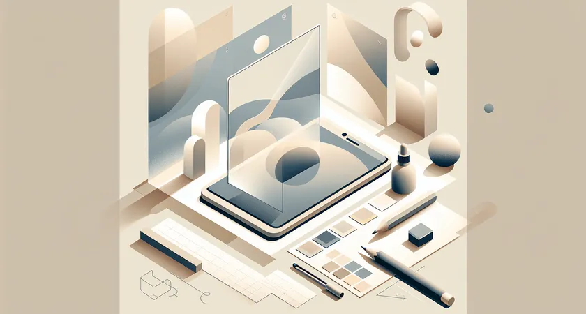 Un smartphone sur une table