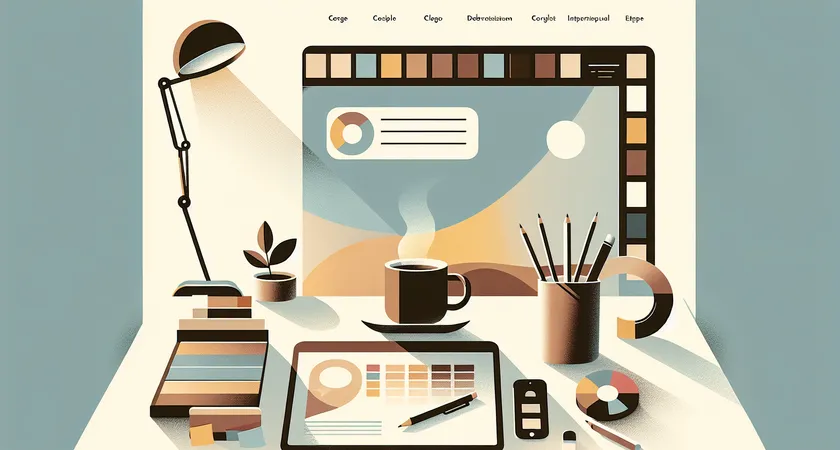 Un café sur un bureau