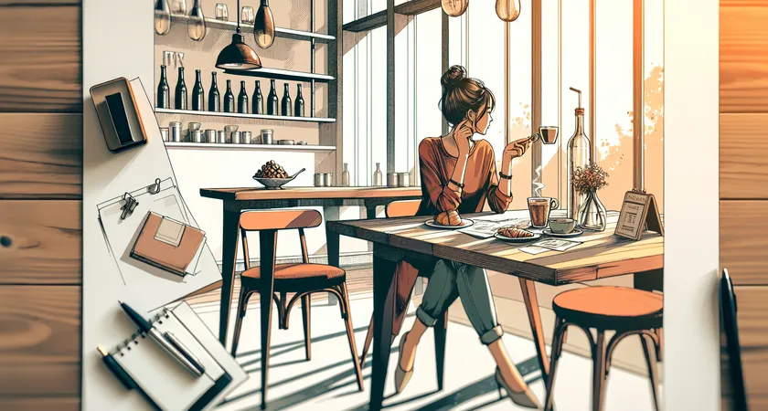 Un café sur un bureau