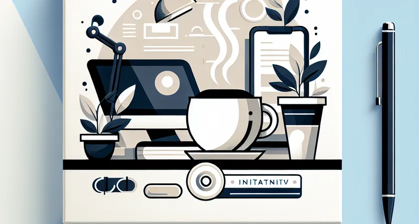 Un café sur un bureau