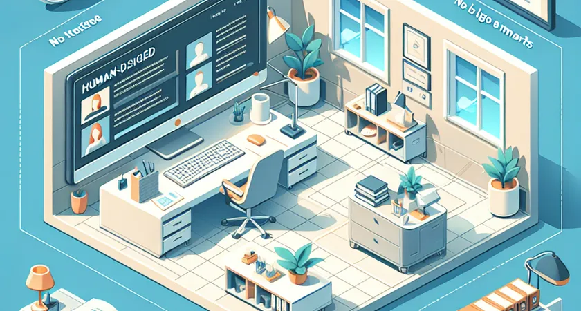 Un bureau moderne avec un ordinateur