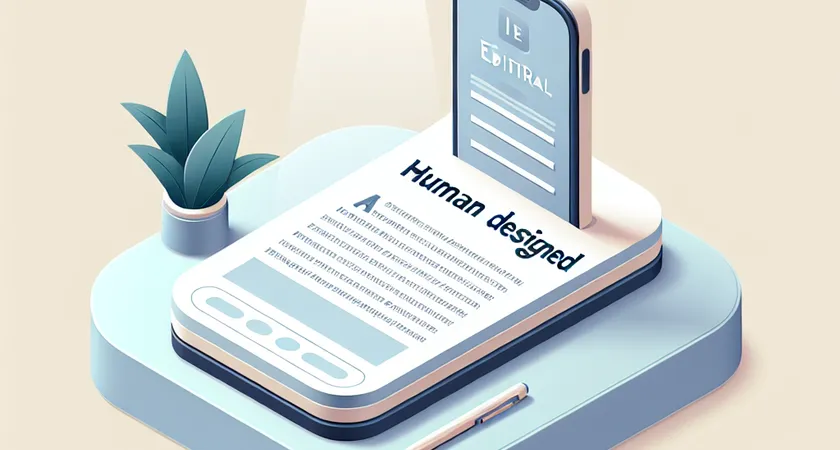 Un smartphone sur une table