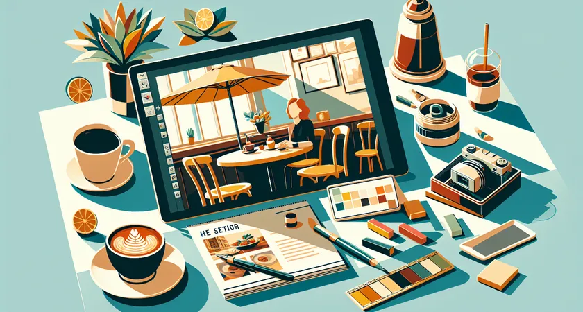 Un café sur un bureau