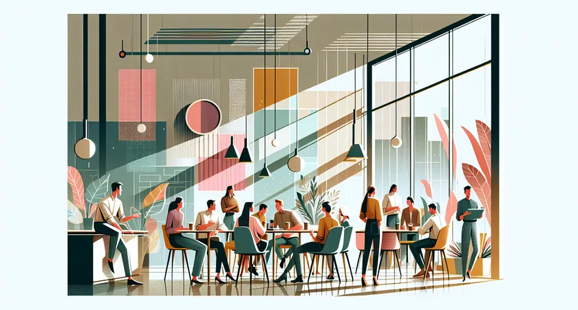 Des personnes en réunion dans un espace de coworking