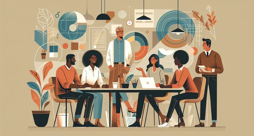 Des personnes en réunion dans un espace de coworking