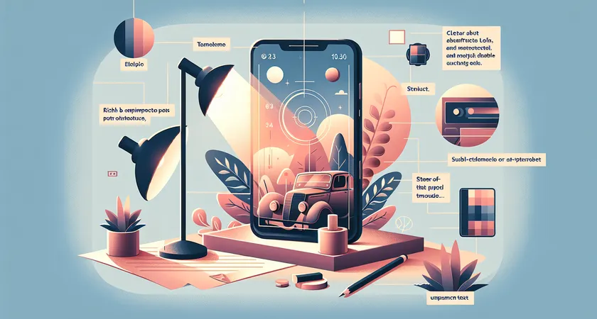 Un smartphone sur une table