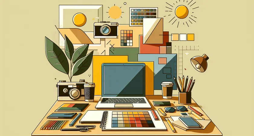 Un ordinateur portable sur un bureau