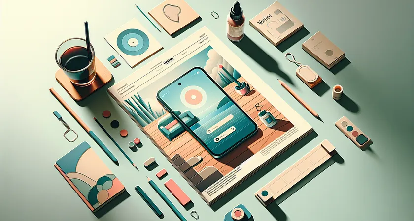 Un smartphone sur une table