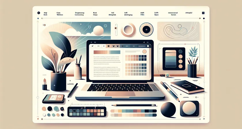 Un ordinateur portable sur un bureau