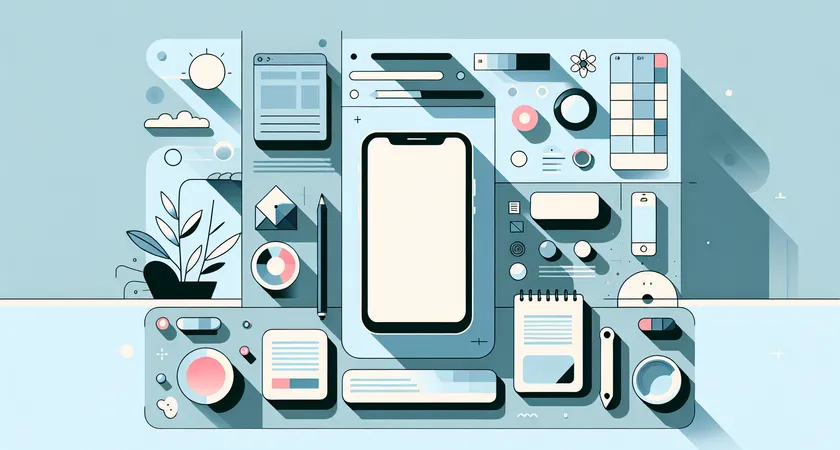 Un smartphone sur une table