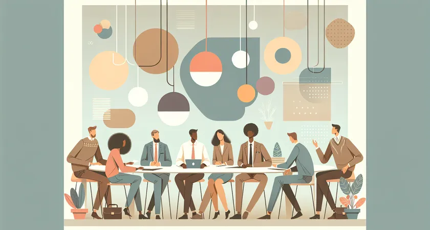 Des personnes en réunion dans un espace de coworking