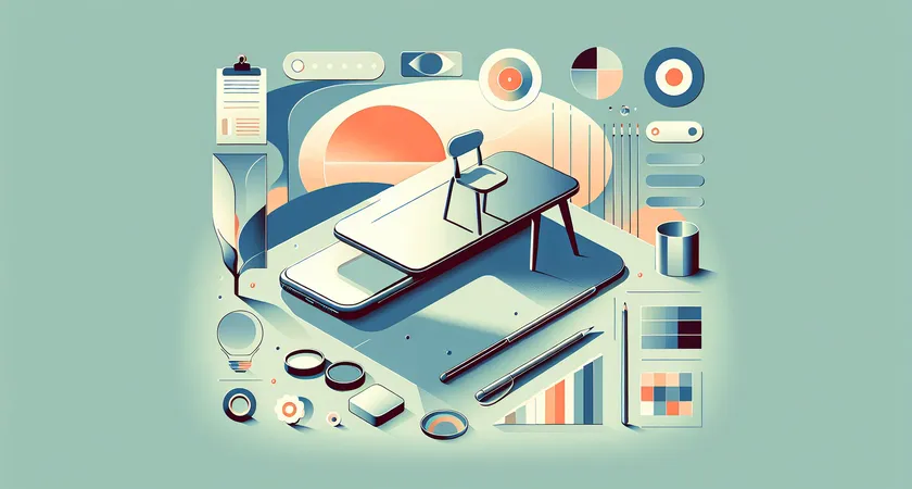 Un smartphone sur une table