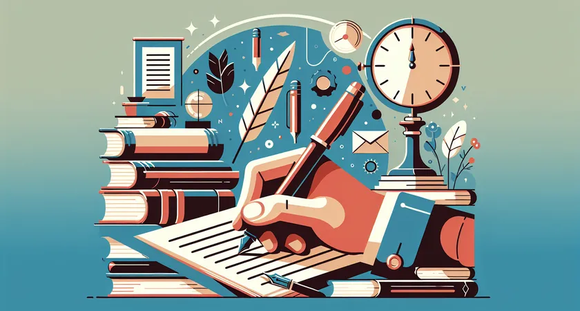 Une main tenant un stylo