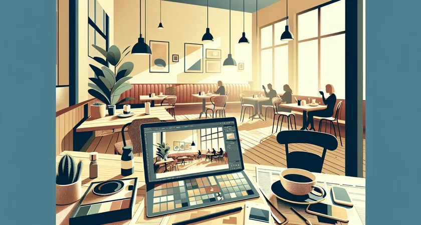 Un café sur un bureau