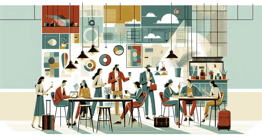 Des personnes en réunion dans un espace de coworking