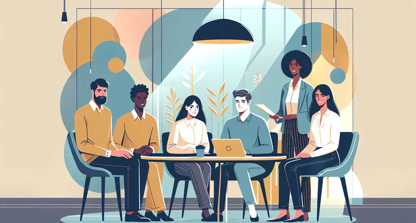 Des personnes en réunion dans un espace de coworking