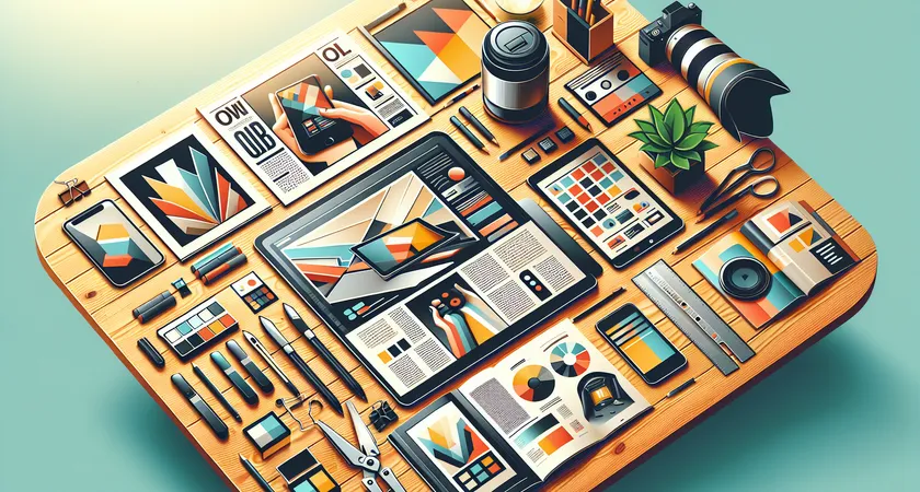 Un ordinateur portable sur un bureau