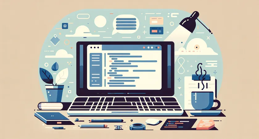 Close-up of a laptop with code on screen