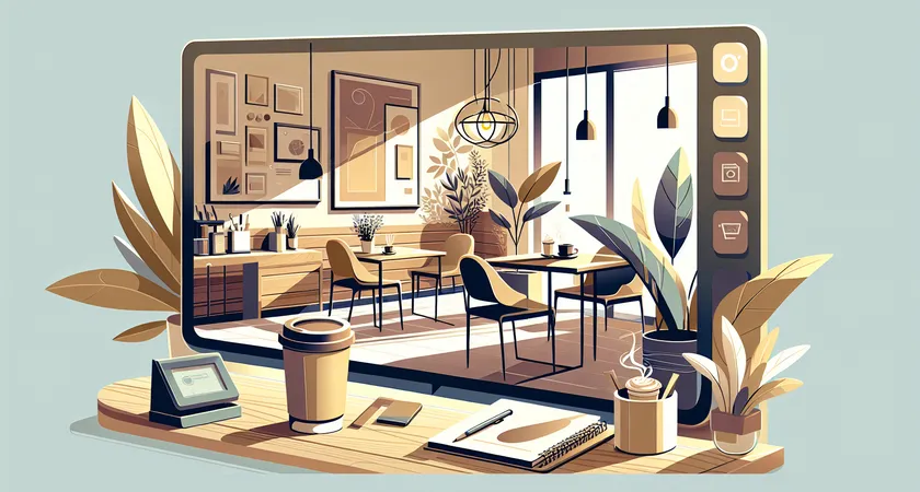 Un café sur un bureau