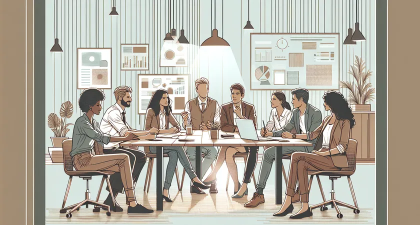 Des personnes en réunion dans un espace de coworking