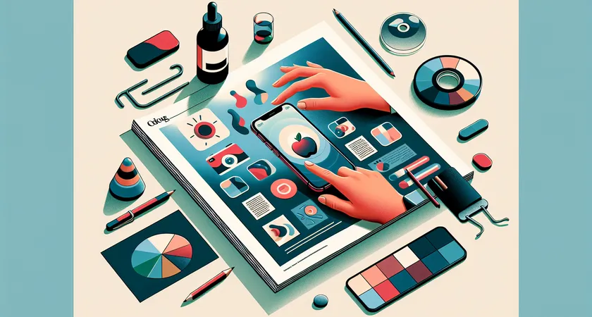 Un smartphone sur une table