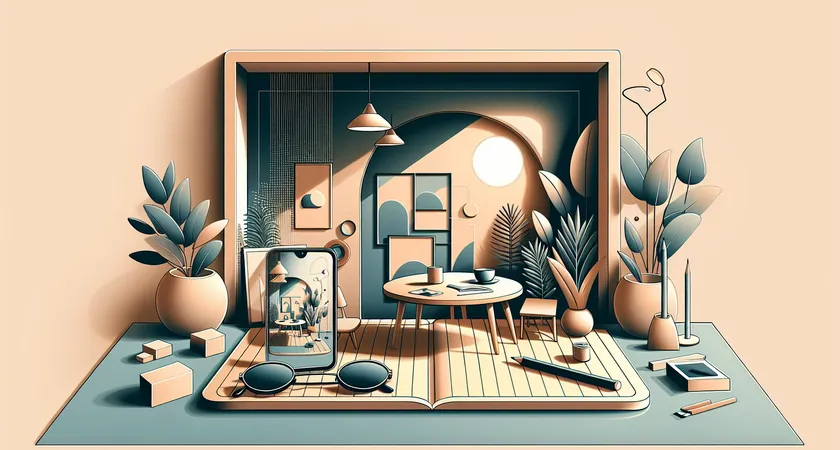 Un smartphone sur une table