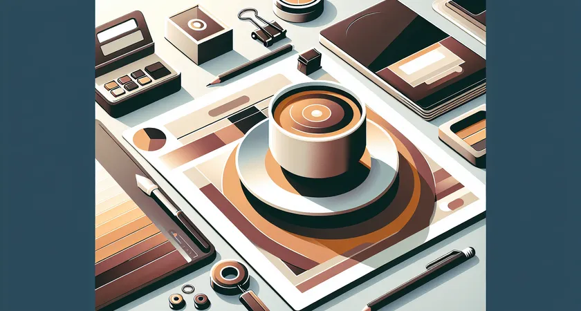 Un café sur un bureau