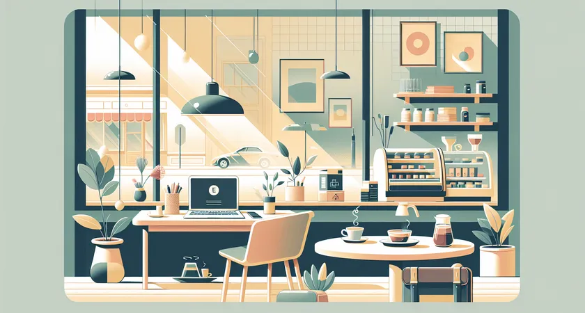 Un café sur un bureau