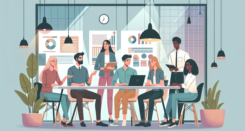 Des personnes en réunion dans un espace de coworking