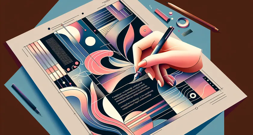 Une main tenant un stylo