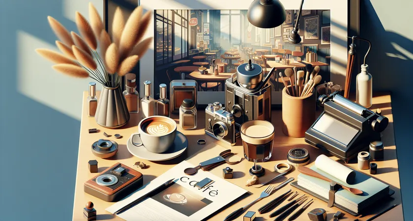 Un café sur un bureau