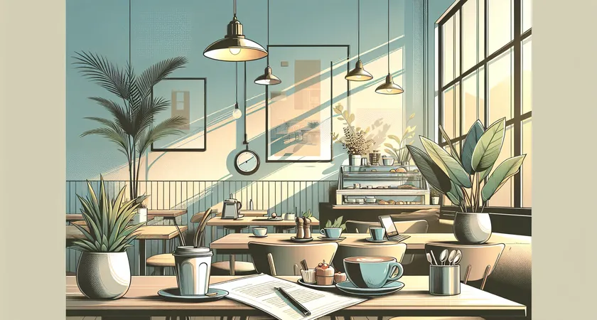 Un café sur un bureau