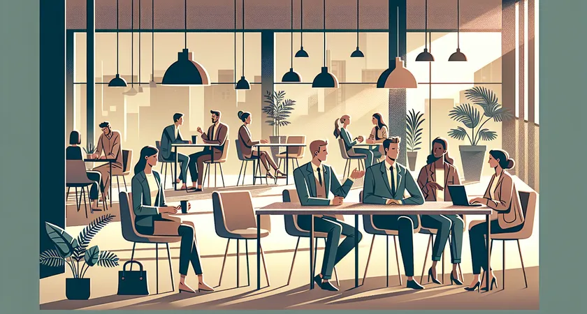 Des personnes en réunion dans un espace de coworking